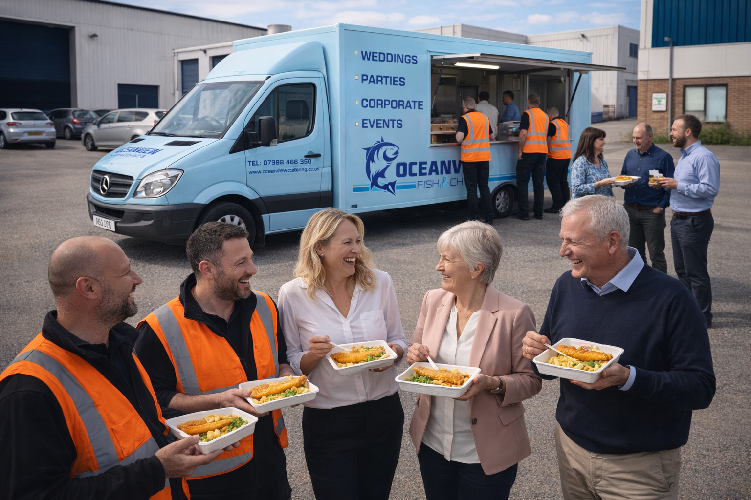 Corporate catering lunch service by OceanView Catering